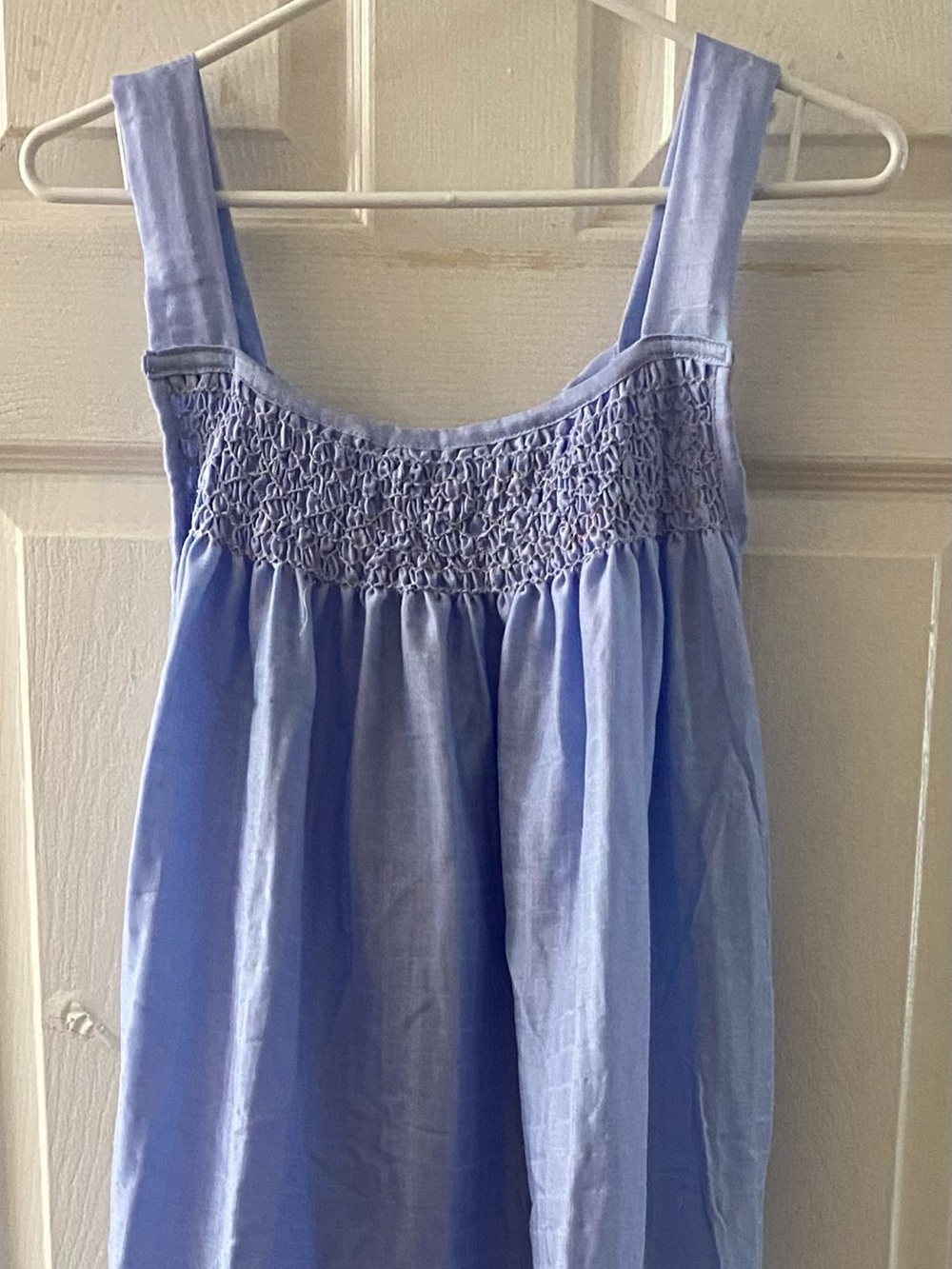 Smocked Cotton Nightgown